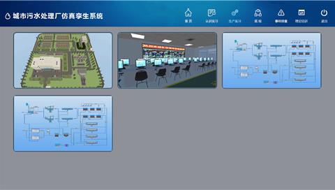 城市污水處理廠仿真孿生系統